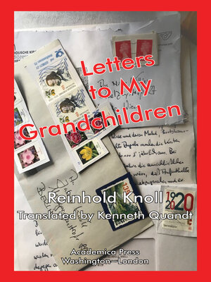 cover image of Letters to My Grandchildren
